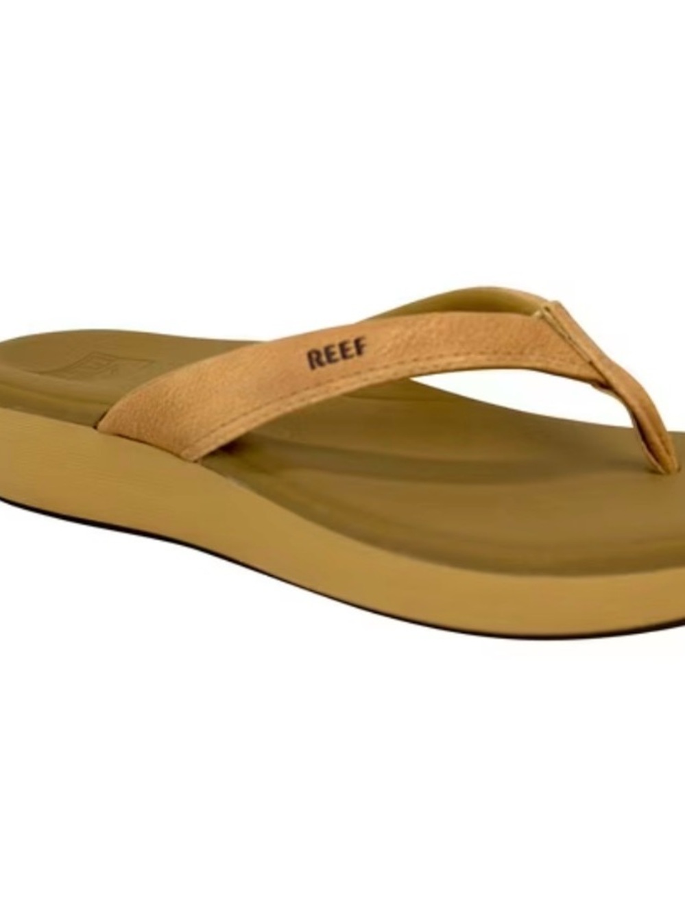 NWT! Reef Women's Cushion Cloud Natural Flip-Flop size 9